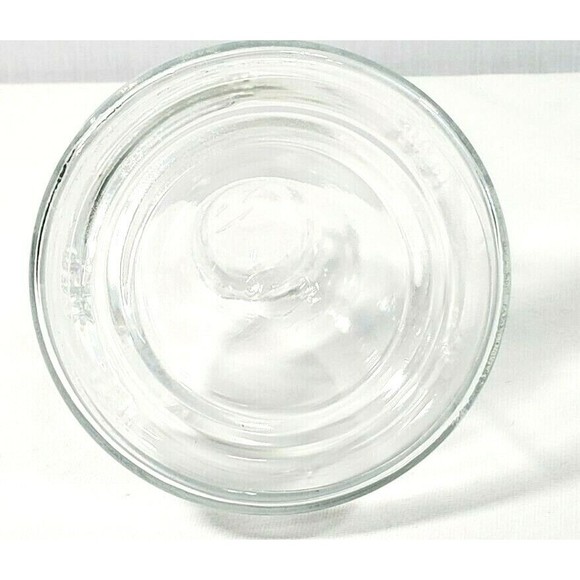 RARE Decorative Italian MOD DEP  Clear Glass Bottle OIL VINEGAR WINE Decanter - Picture 11 of 12